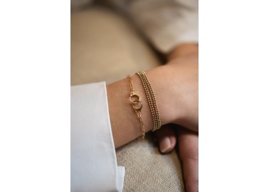 Bracelet Double perle - Menotte - By164
