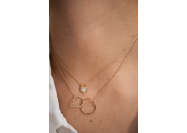 Collier Petit blanc - By164