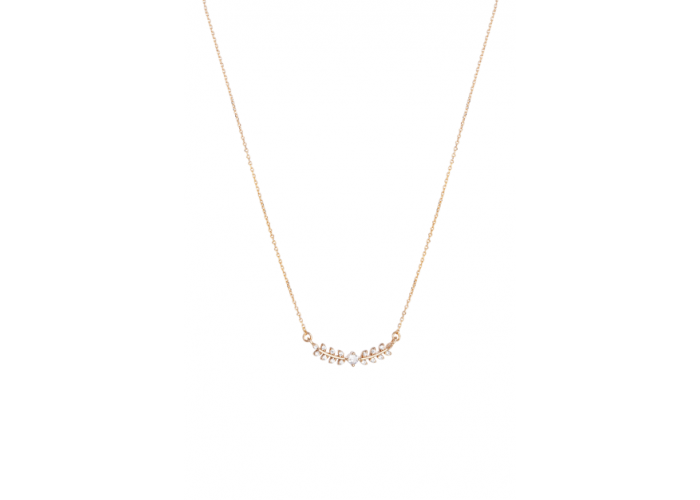 Collier Couronne strass - By164