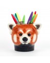 Pot à crayon Panda roux - Stylos - Quail Ceramics