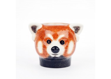 Pot à crayon Panda roux - Quail Ceramics