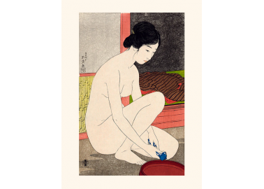 Affiche Goyo Hashiguchi - Femme sortant du bain - Salam Editions