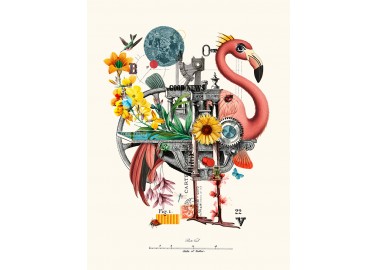 Affiche Béto Val - Machine Flamingo - Salam Editions