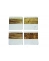 Dessous de verre carrés en marbre blanc et bois (Lot de 4) - Be Home